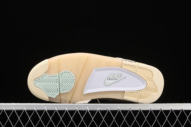 All categories Air Jordan Jordan series basketball shoes Air Jordan 4 pure original OF x Air Jordan 4 Retro "Cream/Sail" AJ4 Joe 4 mid-top retro casual sports culture basketball shoes CV9388-100
